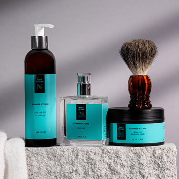 Zestaw męski Summer Storm z pędzlem w eleganckim pudełku