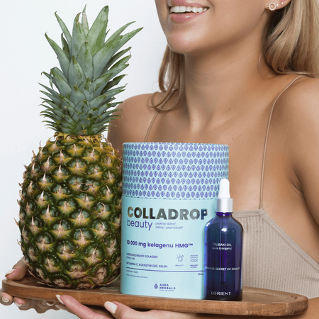 Zestaw Młodość i Blask: Olej tsubaki i Colladrop® Beauty kolagen do picia