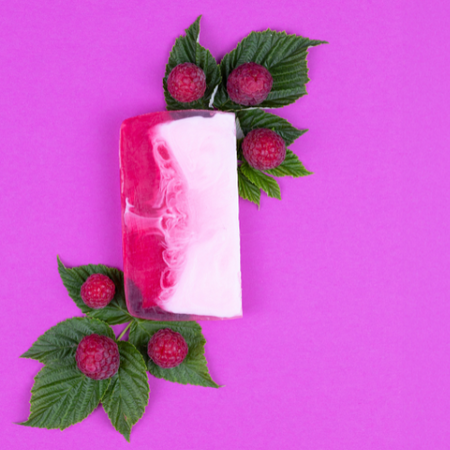 Malinowa chmurka mydło glicerynowe