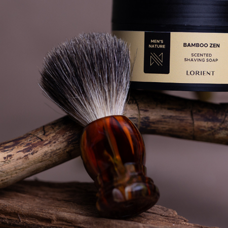 Pędzel do golenia z włosia borsuka