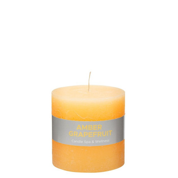 Świeca zapachowa walec Grapefruit z ambrą