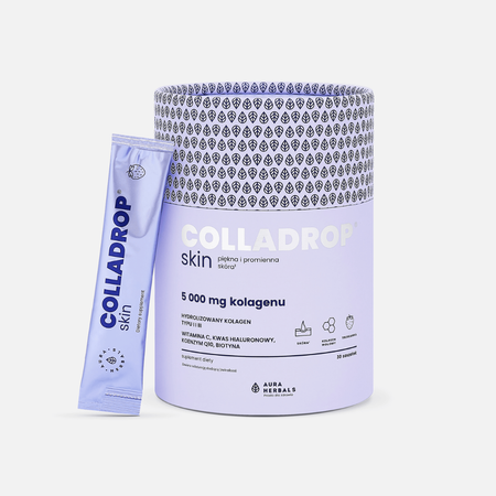 Zestaw Jędrna Skóra: olej z opuncji i kolagen Colladrop®SKIN do picia 