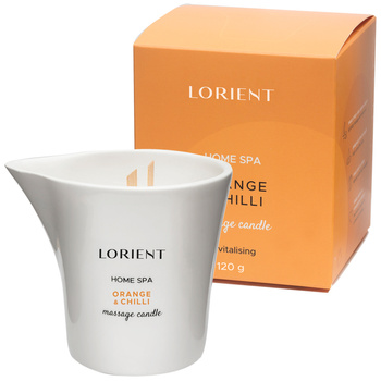 Świeca do masażu Pomarańcza z Chili