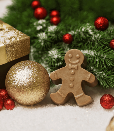 Zestaw 5 mydełek świątecznych w pudełku