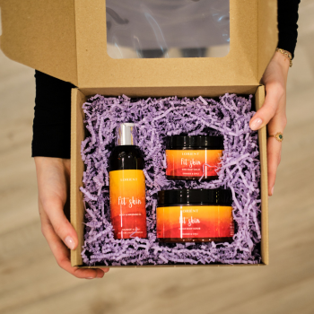 Pudełko prezentowe z wypełnieniem i okładką FIT SKIN