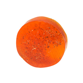 Pomarańcza z Chili mydło glicerynowe z gąbką loofah