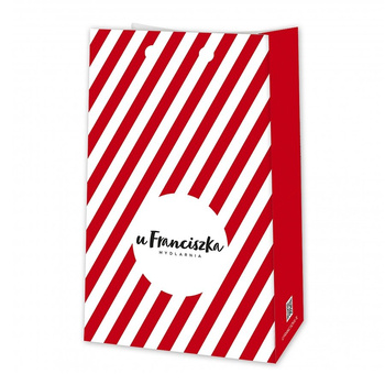 Torebka prezentowa w paski